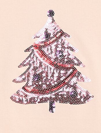 T-shirt manches longues avec sequins