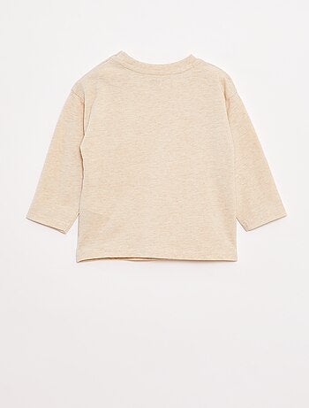 T-shirt manches longues et poche poitrine