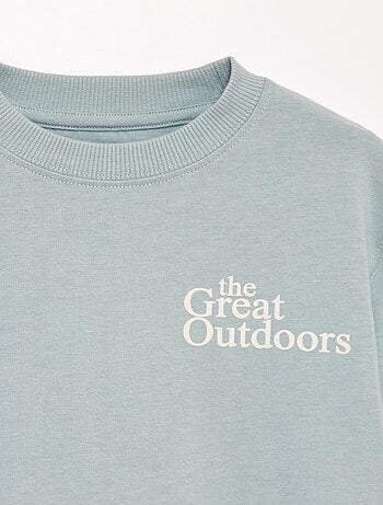 T-shirt manches longues imprimé