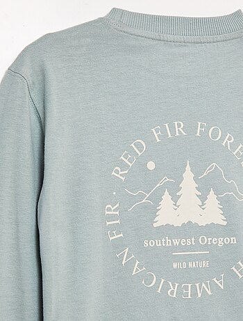 T-shirt manches longues imprimé