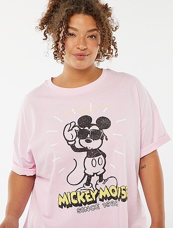 T-shirt 'Stitch' à manches courtes et col rond