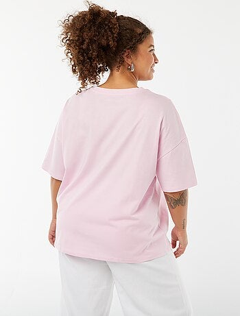 T-shirt 'Stitch' à manches courtes et col rond