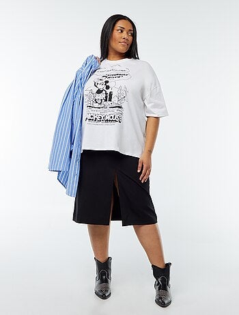 T-shirt 'Mickey' 'Disney' manches courtes imprimé