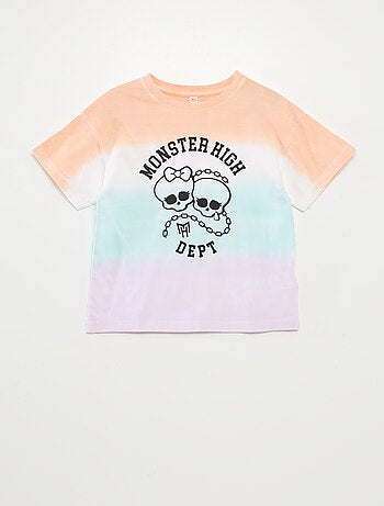T-shirt 'Monster High' manches courtes tie and dye