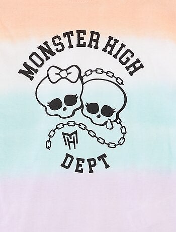 T-shirt 'Monster High' manches courtes tie and dye