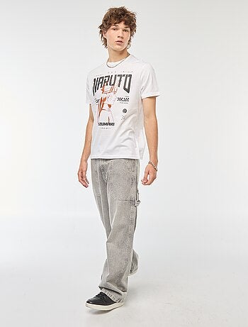 T-shirt 'Naruto' manches courtes imprimé