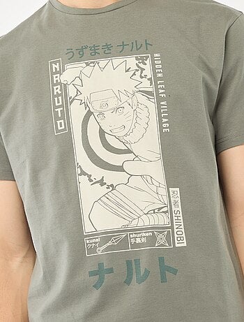 T-shirt 'Naruto' manches courtes imprimé
