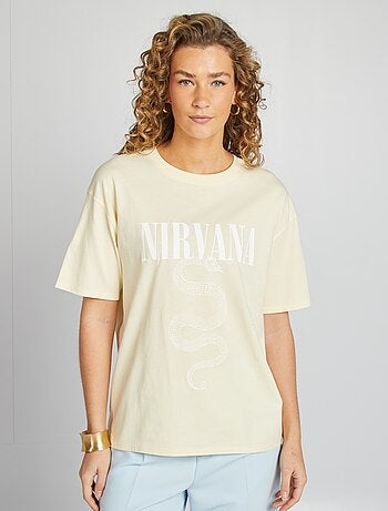 T-shirt 'Nirvana' manches courtes