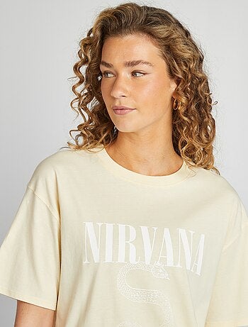 T-shirt 'Nirvana' manches courtes