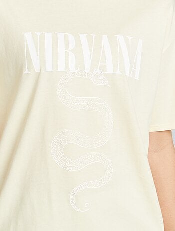 T-shirt 'Nirvana' manches courtes