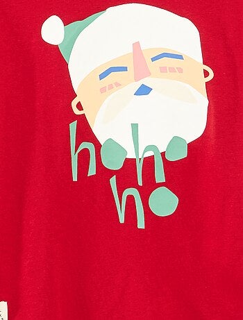 T-shirt Noël loose fit en jersey coton