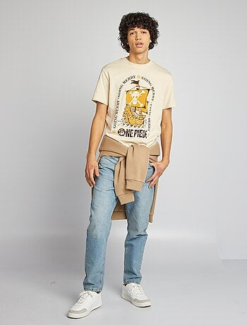 T-shirt 'One Piece' manches courtes
