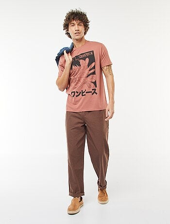 T-shirt 'One Piece' manches courtes