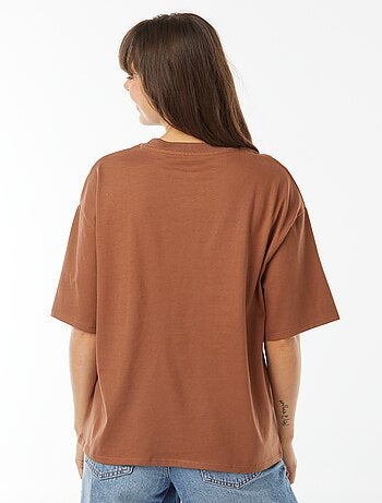 T-shirt oversize à col rond
