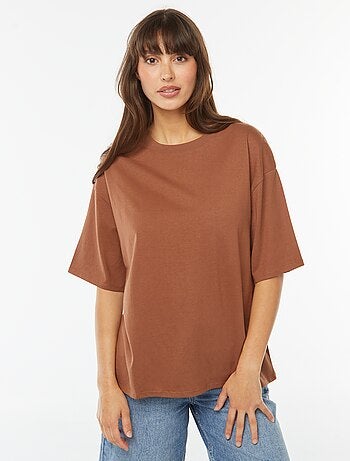 T-shirt oversize à col rond