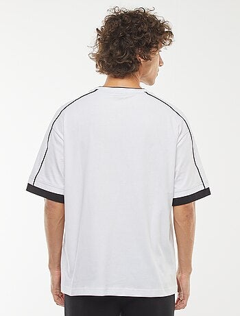 T-shirt oversize avec ligne