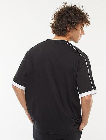 T-shirt oversize avec ligne