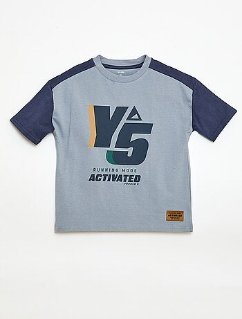 T-shirt oversize color bloc