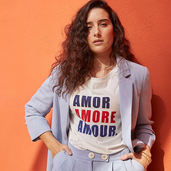 t shirt blanc oversize femme