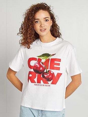 T-shirt oversize imprimé