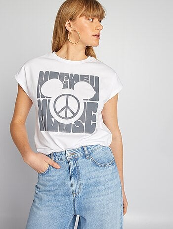T-shirt oversize style hippie 'Mickey' de 'Disney'