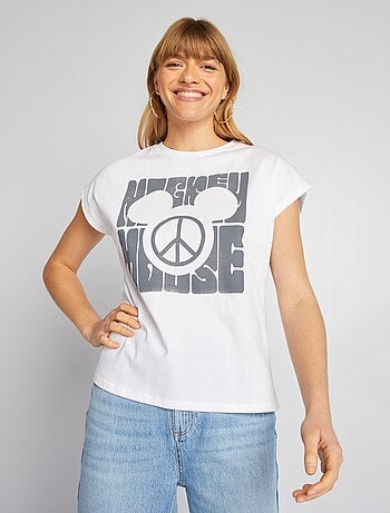 T-shirt oversize style hippie 'Mickey' de 'Disney'