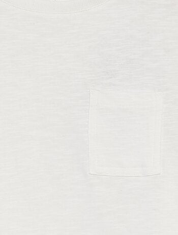 T-shirt oversize uni avec poche