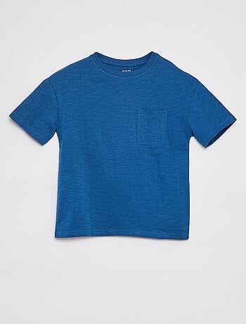 T-shirt oversize uni avec poche