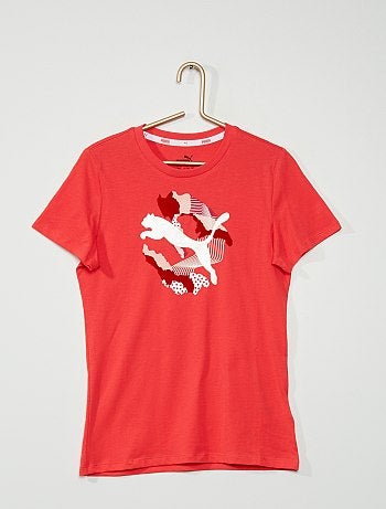 T-shirt manches courtes fille adolescente | fille beige | Kiabi