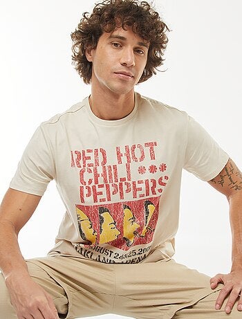 T-shirt 'Red Hot Chili Peppers' manches courtes