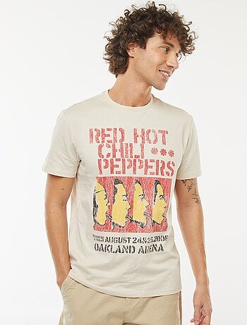 T-shirt 'Red Hot Chili Peppers' manches courtes