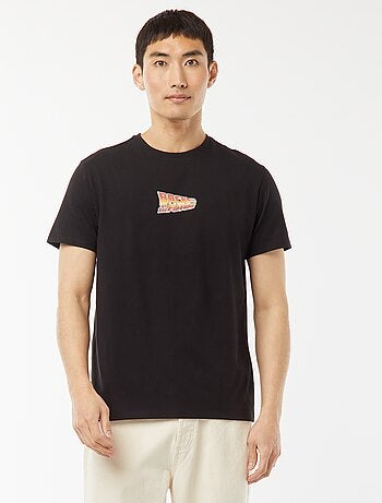 T-shirt 'Retour vers le futur' imprimé recto/verso