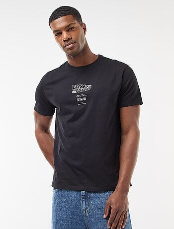 T-shirt 'Retour vers le futur' imprimé recto/verso