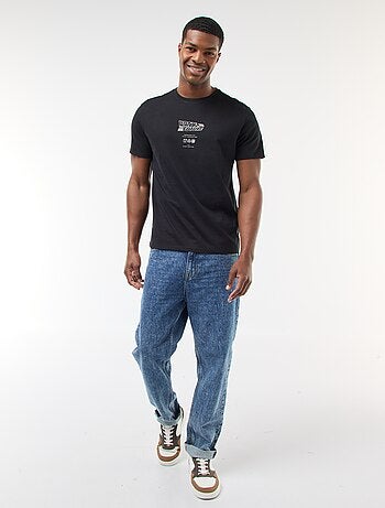 T-shirt 'Retour vers le futur' imprimé recto/verso