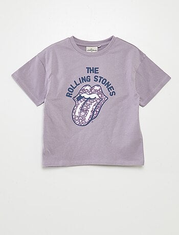 T-shirt 'Rolling Stones' manches courtes