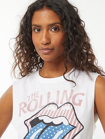 T-shirt sans manches 'Rolling Stones'