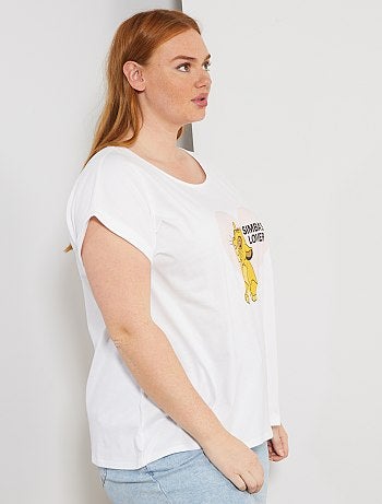 Grande taille femme - T-shirt 'Simba' - Kiabi
