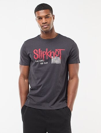 T-shirt 'Slipknot' à manches courtes et col rond