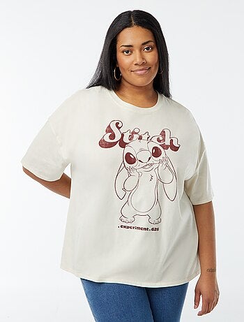 T-shirt 'Stitch' 'Disney' manches courtes