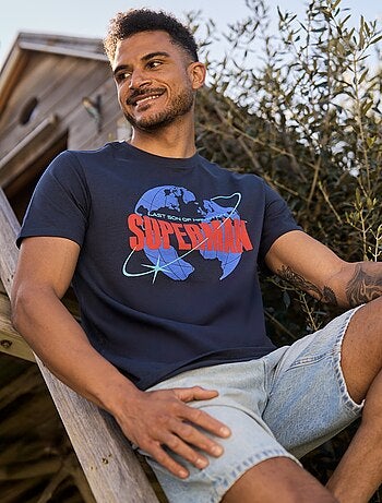 T-shirt 'Superman' 'DC Comics' manches courtes