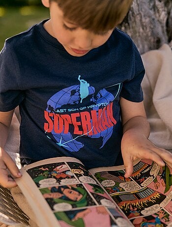 T-shirt 'Superman' 'DC Comics' manches courtes