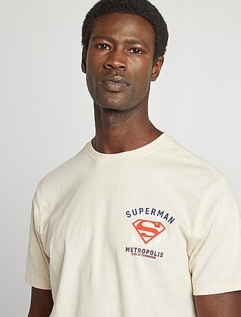 T-shirt 'Superman' manches courtes imprimé recto-verso