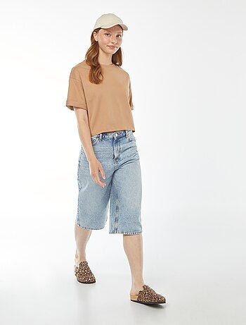 T-shirt uni coupe courte manches courtes