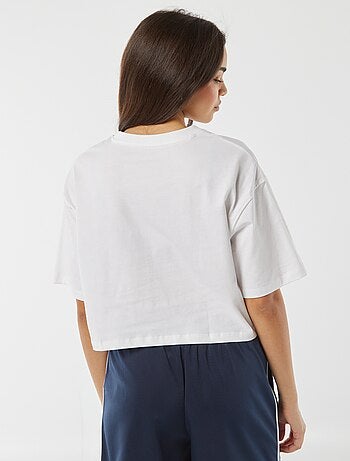 T-shirt uni coupe courte manches courtes