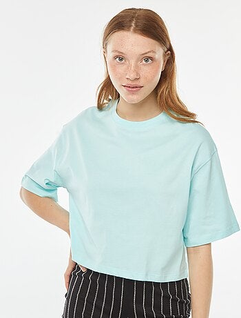 T-shirt uni coupe courte manches courtes