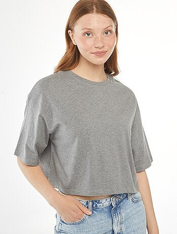 T-shirt uni coupe courte manches courtes