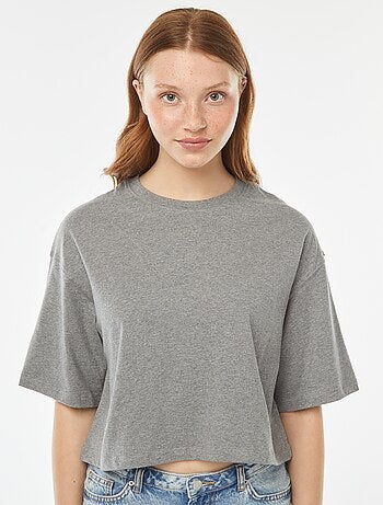 T-shirt uni coupe courte manches courtes