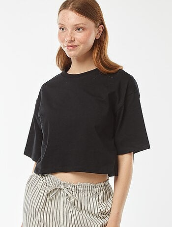 T-shirt uni coupe courte manches courtes
