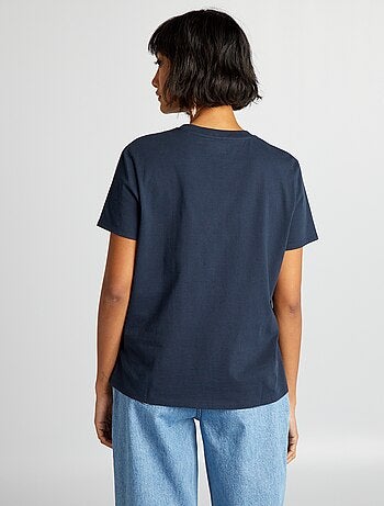 T-shirt uni en jersey