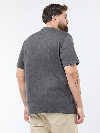 T-shirt uni en maille jersey